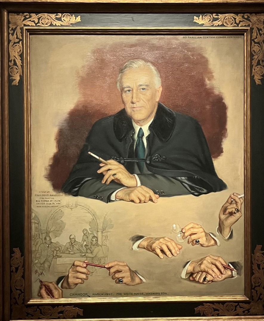 National Portrait Gallery - Handstudie Präsident Roosevelt